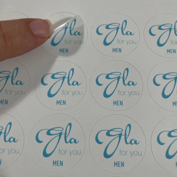 2 x 3 Oval Foil Stickers - FSOV-23 - IdeaStage Promotional Products